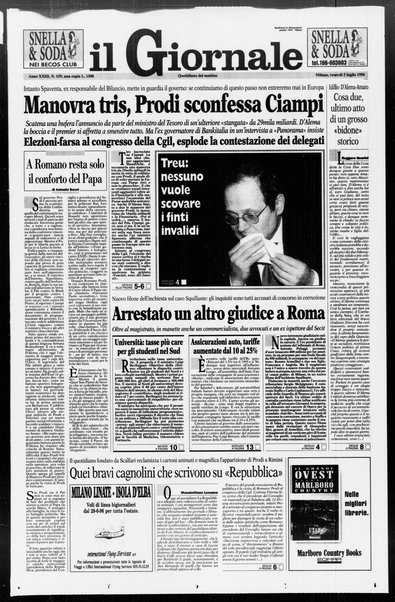 Il giornale : quotidiano del mattino